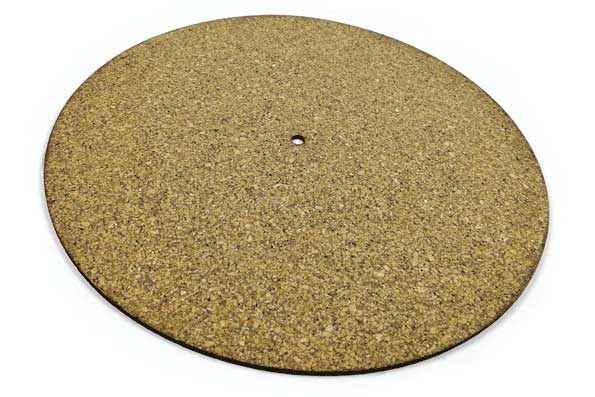 CoRkErY Recessed Turntable Mat - 1-8 Cork Turntable Mat & Anti Static  Slipmat For Damped Resonance - Turntable Slipmat For Cleaner Audio Output